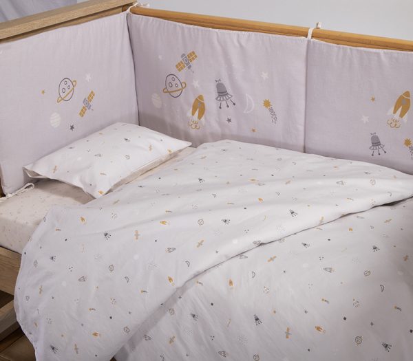 ΠΑΝΤΑ ΚΟΥΝΙΑΣ MY UNIVERSE  60+67+60X40 NEF-NEF HOMEWARE GREY - Image 2