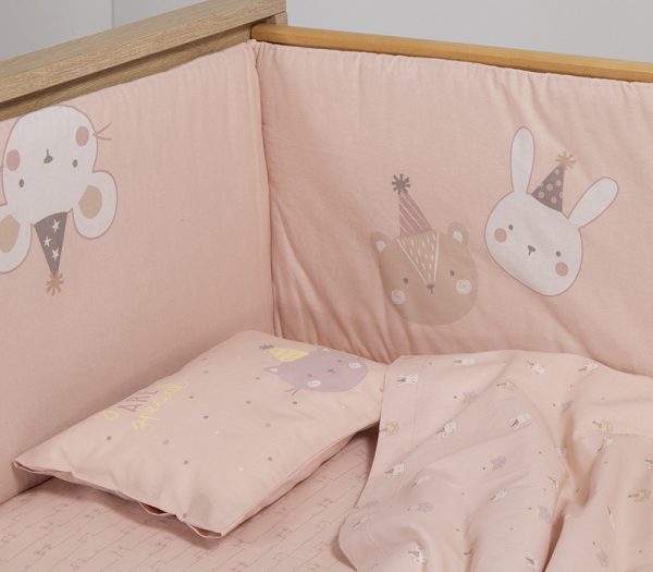 ΠΑΝΤΑ ΚΟΥΝΙΑΣ SPECIAL PARTY  60+67+60X40 NEF-NEF HOMEWARE PINK - Image 2