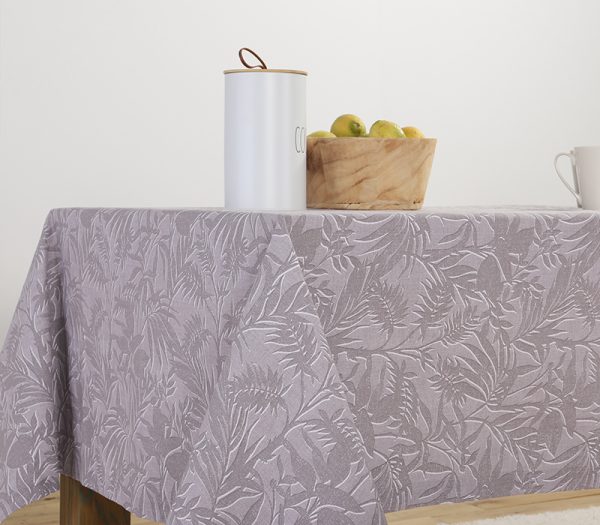 ΑΛΕΚΙΑΣΤΟ ΤΡΑΠΕΖΟΜΑΝΤΗΛΟ DAZIER 140Χ140 NEF-NEF HOMEWARE GREY - Image 3