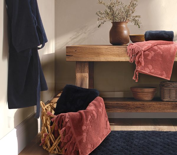 ΧΑΛΑΚΙ ΜΠΑΝΙΟΥ VANIA 60X90 NEF-NEF HOMEWARE BLUE/BLACK - Image 2