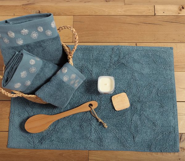ΧΑΛΑΚΙ ΜΠΑΝΙΟΥ ANTHEM 50X80 NEF-NEF HOMEWARE SMOKE BLUE - Image 2