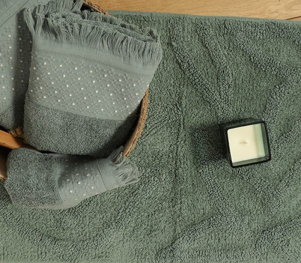 ΧΑΛΑΚΙ ΜΠΑΝΙΟΥ ZASMEN 50X80 NEF-NEF HOMEWARE GREEN - Image 2
