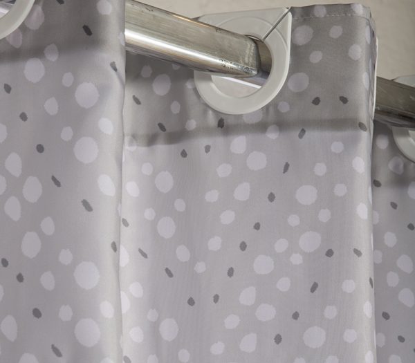 ΚΟΥΡΤΙΝΑ ΜΠΑΝΙΟΥ FONTESTE 180X200 NEF-NEF HOMEWARE SILVER - Image 3