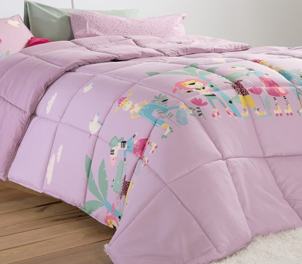 ΠΑΙΔΙΚΟ ΠΑΠΛΩΜΑ ΜΟΝΟ ROLLER FRIENDS 160X220 NEF-NEF HOMEWARE LILAC - Image 2