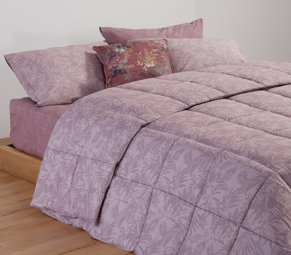ΠΑΠΛΩΜΑ ΥΠΕΡΔΙΠΛΟ DAZIER 240X220 NEF-NEF HOMEWARE MAUVE - Image 2