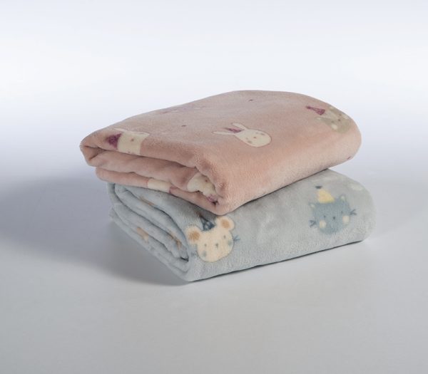 ΒΡΕΦΙΚΗ ΚΟΥΒΕΡΤΑ FLEECE ΑΓΚΑΛΙΑΣ SPECIAL PARTY 75X110 NEF-NEF HOMEWARE PINK - Image 6