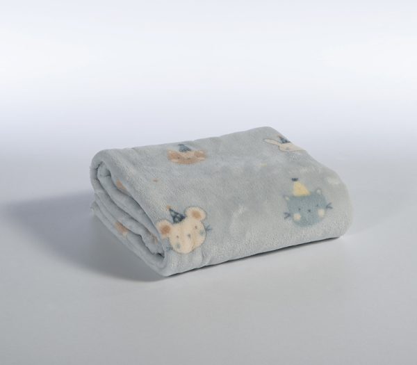 ΒΡΕΦΙΚΗ ΚΟΥΒΕΡΤΑ FLEECE ΑΓΚΑΛΙΑΣ SPECIAL PARTY 75X110 NEF-NEF HOMEWARE BLUE - Image 5