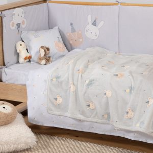 ΒΡΕΦΙΚΗ ΚΟΥΒΕΡΤΑ FLEECE ΚΟΥΝΙΑΣ SPECIAL PARTY 110X150 NEF-NEF HOMEWARE BLUE