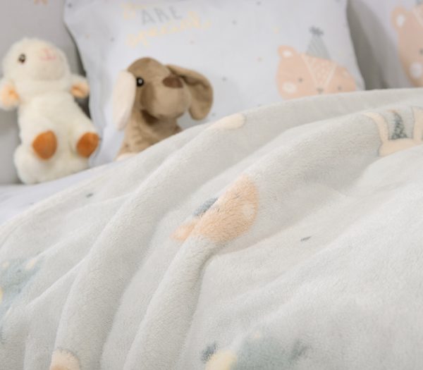 ΒΡΕΦΙΚΗ ΚΟΥΒΕΡΤΑ FLEECE ΑΓΚΑΛΙΑΣ SPECIAL PARTY 75X110 NEF-NEF HOMEWARE BLUE - Image 3