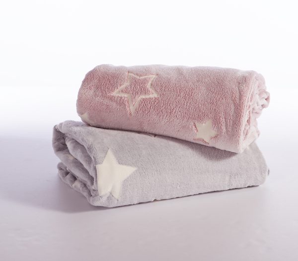 ΒΡΕΦΙΚΗ ΚΟΥΒΕΡΤΑ ΚΟΥΝΙΑΣ STARLIGHT 110X150 NEF-NEF HOMEWARE GREY - Image 2