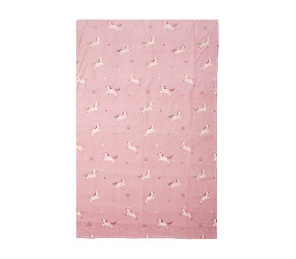ΠΑΙΔΙΚΗ ΚΟΥΒΕΡΤΑ FLEECE  UNICORNS STYLE 160Χ220 NEF-NEF HOMEWARE LILAC - Image 5