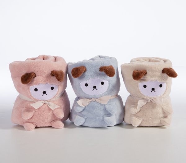 ΒΡΕΦΙΚΗ ΚΟΥΒΕΡΤΑ FLEECE ΑΓΚΑΛΙΑΣ LOVELY SHEEP 80X110 NEF-NEF HOMEWARE L.PINK - Image 2