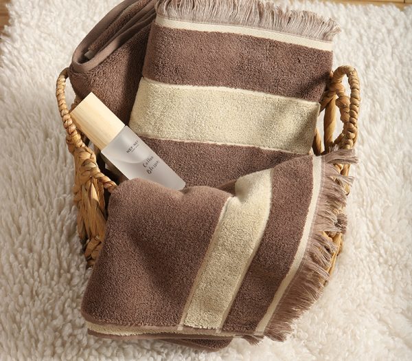 ΠΕΤΣΕΤΑ ΠΡΟΣΩΠΟΥ SENTIMEN 50Χ90 NEF-NEF HOMEWARE BROWN - Image 2