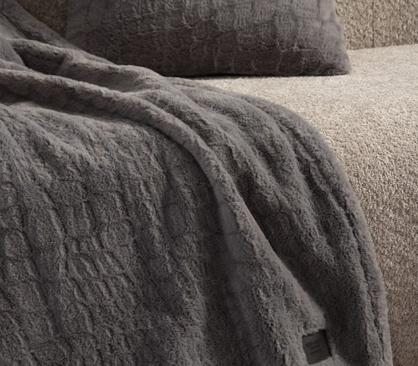 ΡΙΧΤΑΡΙ ΠΟΛΥΘΡΟΝΑΣ MENTOR 130X180 NEF-NEF HOMEWARE GREY - Image 2