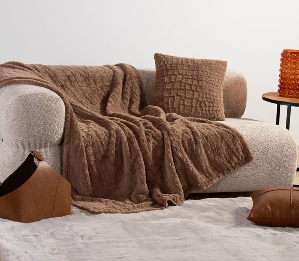 ΡΙΧΤΑΡΙ ΠΟΛΥΘΡΟΝΑΣ MENTOR 130X180 NEF-NEF HOMEWARE MOCCA - Image 2