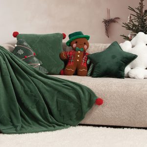 ΧΡΙΣΤΟΥΓΕΝΝΙΑΤΙΚΟ ΔΙΑΚΟΣΜΗΤΙΚΟ ΡΙΧΤΑΡΙ TREES OF JOY 130X180 NEF-NEF HOMEWARE GREEN ΧΡΙΣΤΟΥΓΕΝΝΙΑΤΙΚΟ ΔΙΑΚΟΣΜΗΤΙΚΟ ΡΙΧΤΑΡΙ TREES OF JOY 130X180 NEF-NEF HOMEWARE GREEN