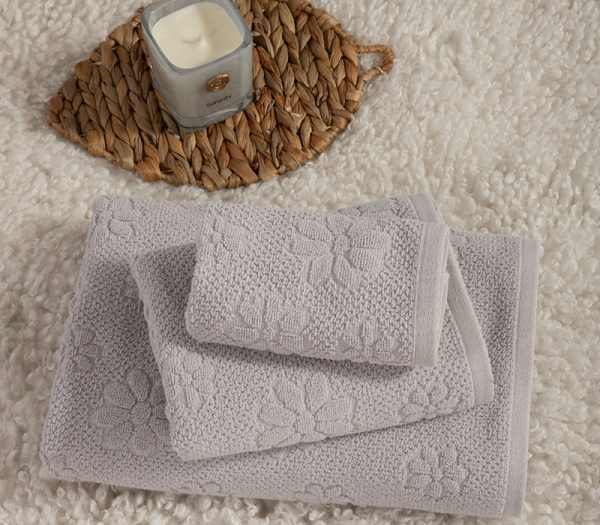 ΠΕΤΣΕΤΑ ΠΡΟΣΩΠΟΥ MARGOT 50Χ90 NEF-NEF HOMEWARE GREY - Image 5
