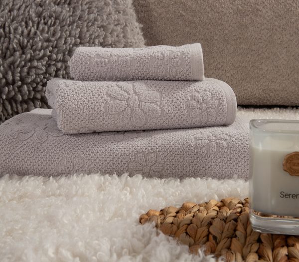 ΠΕΤΣΕΤΑ ΠΡΟΣΩΠΟΥ MARGOT 50Χ90 NEF-NEF HOMEWARE GREY - Image 4