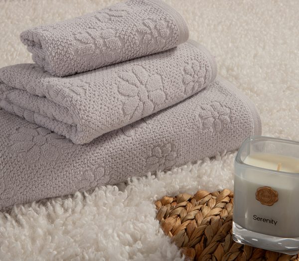 ΠΕΤΣΕΤΑ ΠΡΟΣΩΠΟΥ MARGOT 50Χ90 NEF-NEF HOMEWARE GREY - Image 3