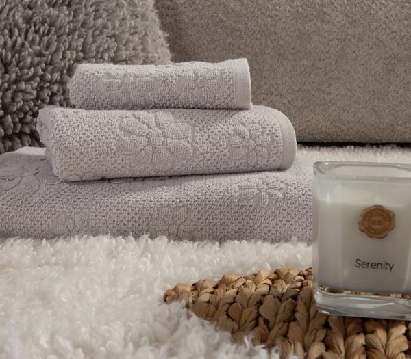 ΠΕΤΣΕΤΑ ΠΡΟΣΩΠΟΥ MARGOT 50Χ90 NEF-NEF HOMEWARE GREY - Image 2