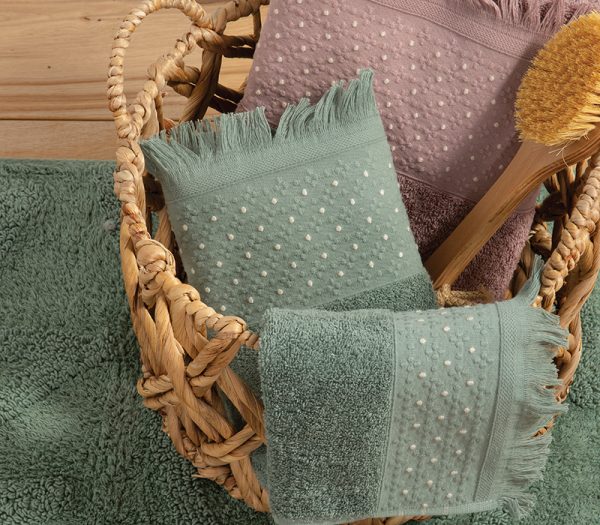 ΠΕΤΣΕΤΑ ΧΕΡΙΩΝ ZASMEN 30X50 NEF-NEF HOMEWARE GREEN - Image 2