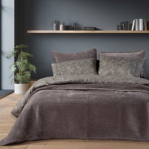 ΚΟΥΒΕΡΛΙ ΥΠΕΡΔΙΠΛΟ ELEMENTS-BRAVE 230X240 NEF-NEF HOMEWARE GREY