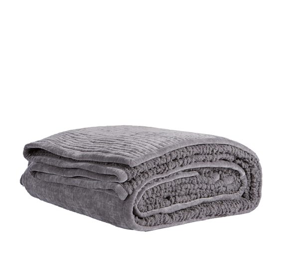 ΚΟΥΒΕΡΛΙ ΥΠΕΡΔΙΠΛΟ ELEMENTS-BRAVE 230X240 NEF-NEF HOMEWARE GREY - Image 3