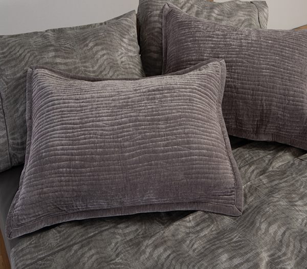 ΜΑΞΙΛΑΡΟΘΗΚΗ ELEMENTS-BRAVE ΣΕΤ 2 ΤΜΧ 52Χ72 NEF-NEF HOMEWARE GREY - Image 2