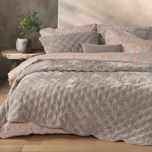 ΚΟΥΒΕΡΛΙ ΥΠΕΡΔΙΠΛΟ PRIVER 230X240 NEF-NEF HOMEWARE GREY