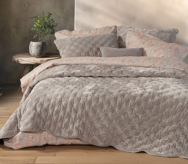 ΚΟΥΒΕΡΛΙ ΥΠΕΡΔΙΠΛΟ PRIVER 230X240 NEF-NEF HOMEWARE GREY