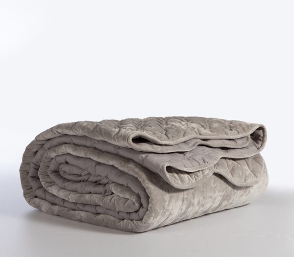 ΚΟΥΒΕΡΛΙ ΥΠΕΡΔΙΠΛΟ PRIVER 230X240 NEF-NEF HOMEWARE GREY - Image 5