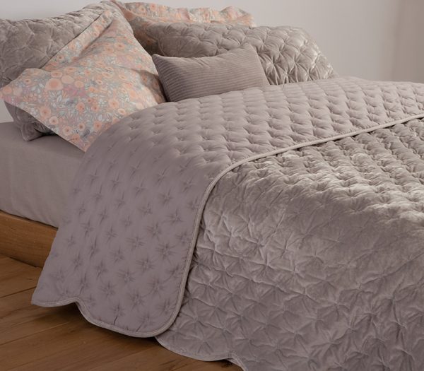 ΚΟΥΒΕΡΛΙ ΥΠΕΡΔΙΠΛΟ PRIVER 230X240 NEF-NEF HOMEWARE GREY - Image 3