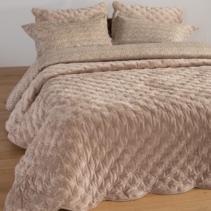 ΚΟΥΒΕΡΛΙ ΥΠΕΡΔΙΠΛΟ PRIVER 230X240 NEF-NEF HOMEWARE BEIGE
