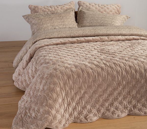 ΚΟΥΒΕΡΛΙ ΥΠΕΡΔΙΠΛΟ PRIVER 230X240 NEF-NEF HOMEWARE BEIGE