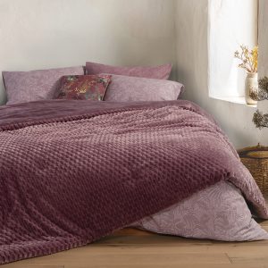 ΚΟΥΒΕΡΤΟΠΑΠΛΩΜΑ ΥΠΕΡΔΙΠΛΟ LERNIA 220Χ240 NEF-NEF HOMEWARE MAUVE