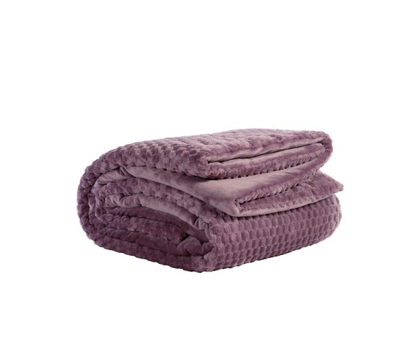 ΚΟΥΒΕΡΤΟΠΑΠΛΩΜΑ ΥΠΕΡΔΙΠΛΟ LERNIA 220Χ240 NEF-NEF HOMEWARE MAUVE - Image 2