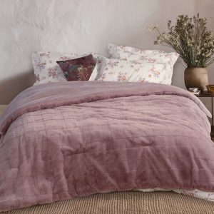 ΚΟΥΒΕΡΤΟΠΑΠΛΩΜΑ ΥΠΕΡΔΙΠΛΟ WANE 220Χ240 NEF-NEF HOMEWARE MAUVE