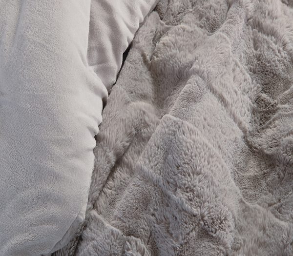 ΚΟΥΒΕΡΤΟΠΑΠΛΩΜΑ ΥΠΕΡΔΙΠΛΟ WANE 220Χ240 NEF-NEF HOMEWARE L.GREY - Image 2