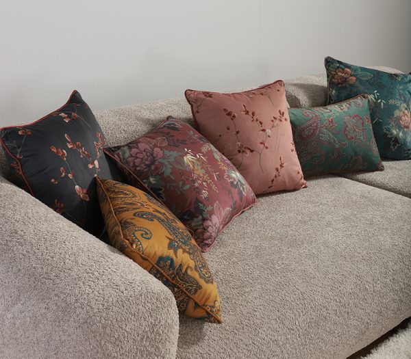 ΔΙΑΚΟΣΜΗΤΙΚΟ ΜΑΞΙΛΑΡΙ VANIA 45Χ45 NEF-NEF HOMEWARE BLUE/BLACK - Image 3