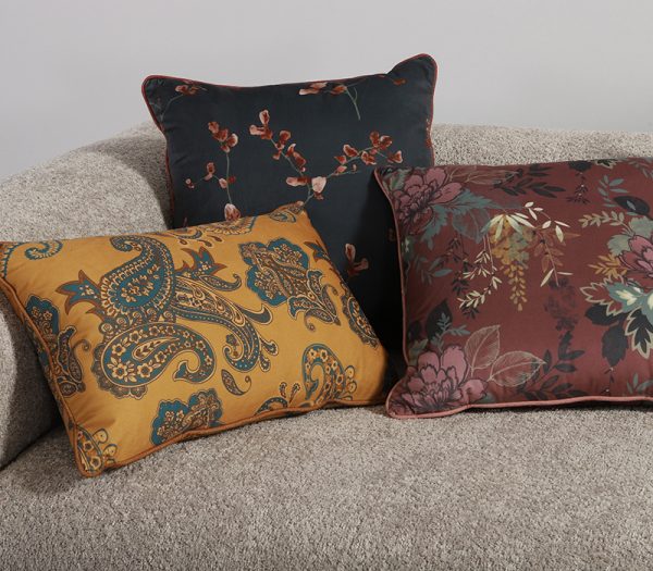 ΔΙΑΚΟΣΜΗΤΙΚΟ ΜΑΞΙΛΑΡΙ VANIA 45Χ45 NEF-NEF HOMEWARE BLUE/BLACK - Image 2