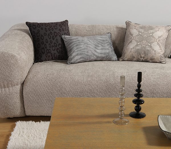 ΔΙΑΚΟΣΜΗΤΙΚΟ ΜΑΞΙΛΑΡΙ VIPER 45Χ45 NEF-NEF HOMEWARE BEIGE - Image 2