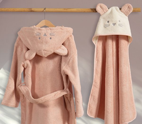 ΒΡΕΦΙΚΗ ΚΑΠΑ SPECIAL PARTY 75X75 NEF-NEF HOMEWARE PINK - Image 3