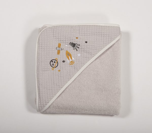 ΒΡΕΦΙΚΗ ΚΑΠΑ MY UNIVERSE 75X75 NEF-NEF HOMEWARE CLOUD - Image 3