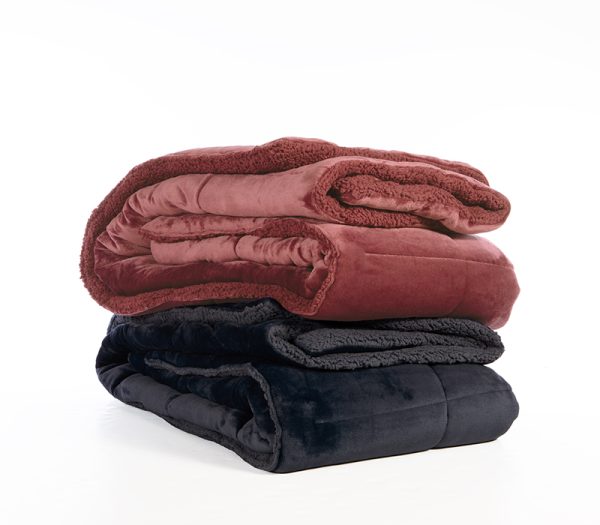 ΚΟΥΒΕΡΤΟΠΑΠΛΩΜΑ ΥΠΕΡΔΙΠΛΟ VANIA 240Χ220 NEF-NEF HOMEWARE BLUE/BLACK - Image 2