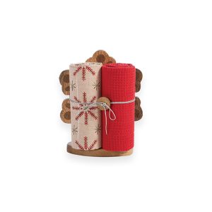 ΧΡΙΣΤΟΥΓΕΝΝΙΑΤΙΚH ΒΑΣΗ SNOWFLAKE ΜΕ ΠΟΤΗΡΟΠΑΝΑ 2ΤΜΧ 40Χ70 NEF-NEF HOMEWARE WHITE/RED ΧΡΙΣΤΟΥΓΕΝΝΙΑΤΙΚH ΒΑΣΗ SNOWFLAKE ΜΕ ΠΟΤΗΡΟΠΑΝΑ 2ΤΜΧ 40Χ70 NEF-NEF HOMEWARE WHITE/RED