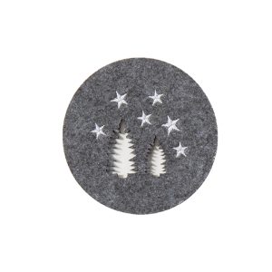 ΧΡΙΣΤΟΥΓΕΝΝΙΑΤΙΚΟ ΣΟΥΒΕΡ SNOW FELT 4 D:10 TMX GREY NEF-NEF HOMEWARE GREY ΧΡΙΣΤΟΥΓΕΝΝΙΑΤΙΚΟ ΣΟΥΒΕΡ SNOW FELT 4 D:10 TMX GREY NEF-NEF HOMEWARE GREY