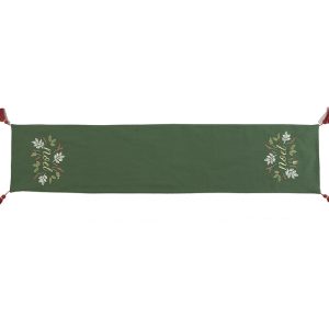ΧΡΙΣΤΟΥΓΕΝΝΙΑΤΙΚΗ ΤΡΑΒΕΡΣΑ NOEL VERDE 33X150 NEF-NEF HOMEWARE GREEN