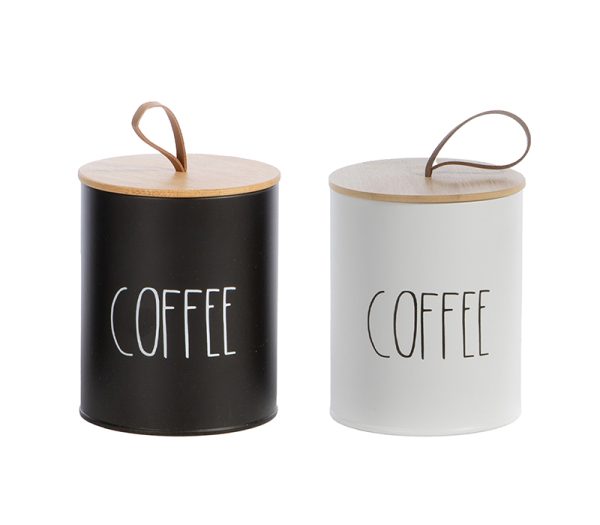 ΔΟΧΕΙΟ ΓΙΑ ΚΑΦΕ COFFEE 10.4X10.4X13 NEF-NEF HOMEWARE BLACK - Image 4