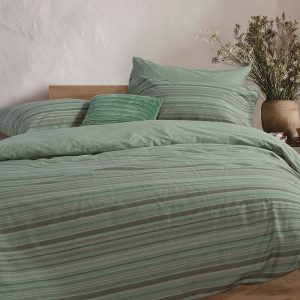 ΣΕΤ ΣΕΝΤΟΝΙΑ 3ΤΜΧ ΜΟΝΑ DEGREE 2X(170X270)+1X(52X72)  NEF-NEF HOMEWARE GREEN