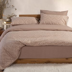 ΣΕΤ ΣΕΝΤΟΝΙΑ 4ΤΜΧ ΔΙΠΛΑ ORION 2Χ(200Χ270)+2Χ(52Χ72)  NEF-NEF HOMEWARE BEIGE
